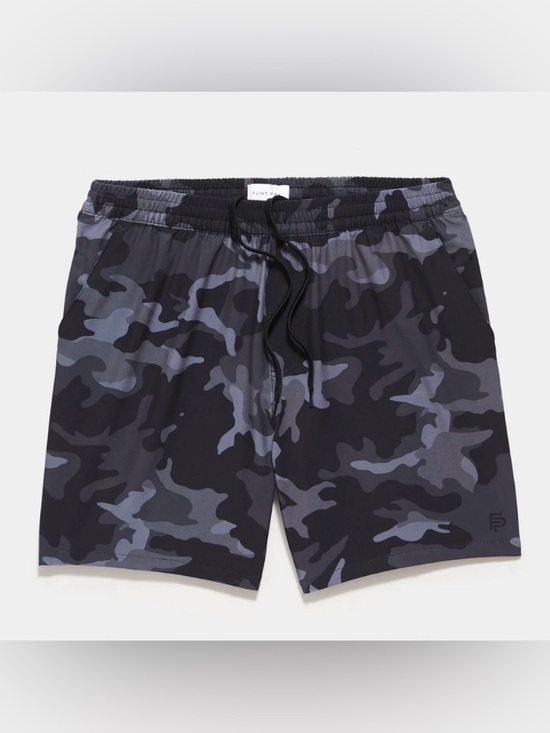 Flint Park Other - Men's Advantage Short (UnLined) in Black Camo-Men’s Medium NWT